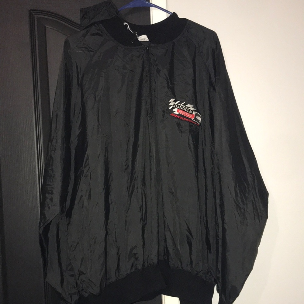 Vintage Lincoln Electric Motorsport Racing Windbreaker Jacket
